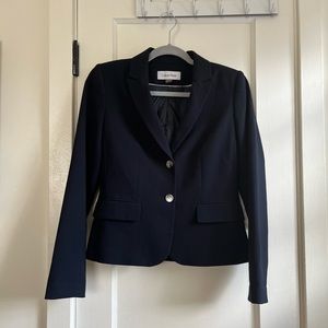 Navy blue Calvin Klein blazer petite size